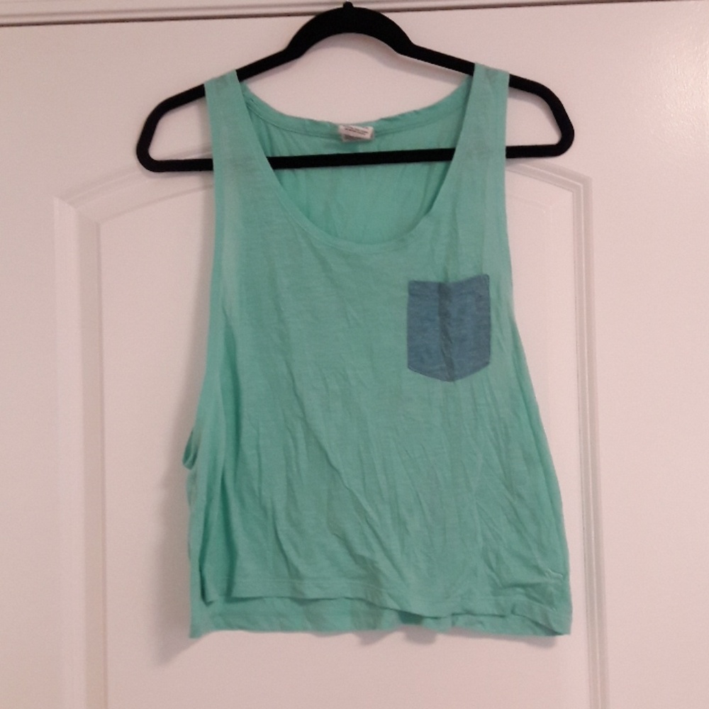 BLUE TANK TOP